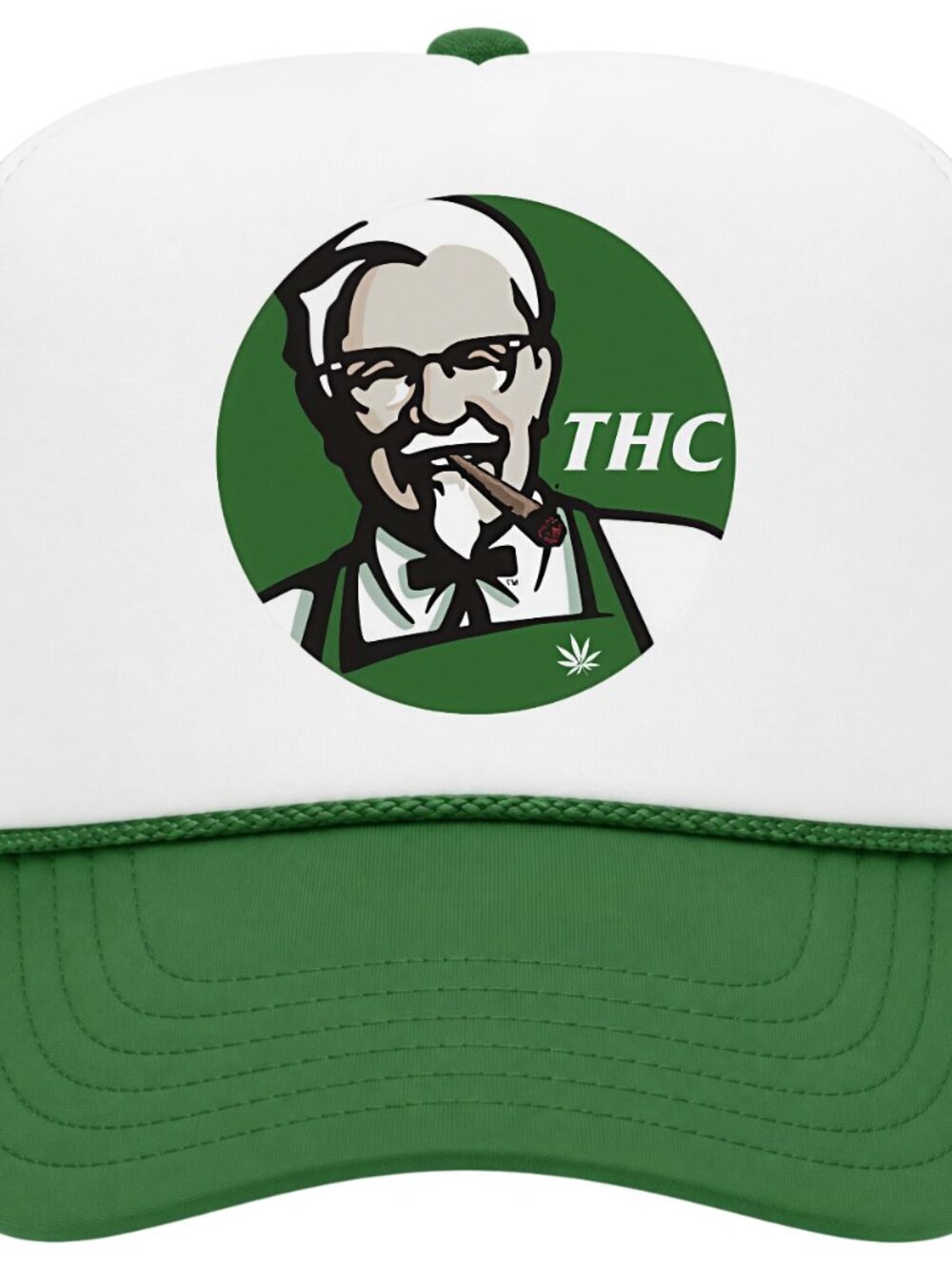 THC KFC Spoof Parody Foam Trucker Mesh Snapback Cap Hat